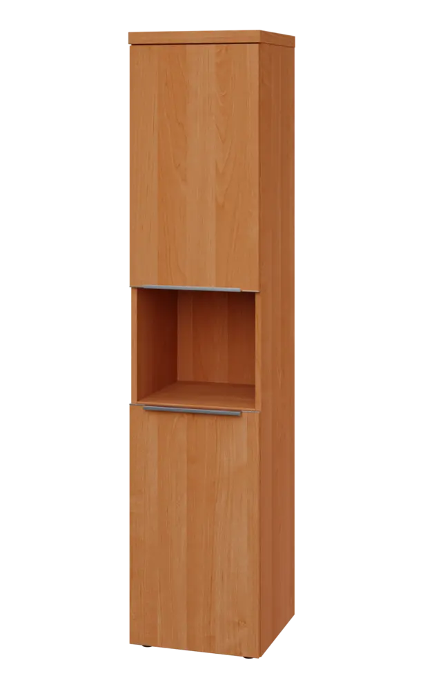 SIN 5 - 42DN kancelářská skříň, 2-dveřová/nika, levá, 1820x400x400, olše jantar